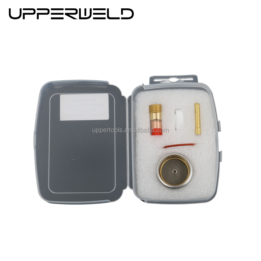 WP17 18 26 Tig Consumables Torch Gas Lens Wedge Collect Pyrex Glass Cup Kit 0.05kg 2.4mm