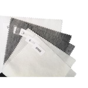 100% polyester GAOXIN soft handing microdot nonwoven fusible interlining with