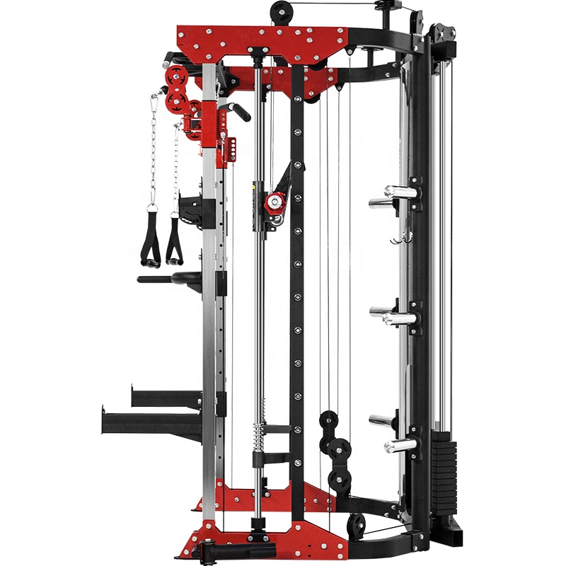 Workout Equipment Weight Bench Rowing Leg Press Smith Machine Squat Rack Multi Functional Power Rack Cage