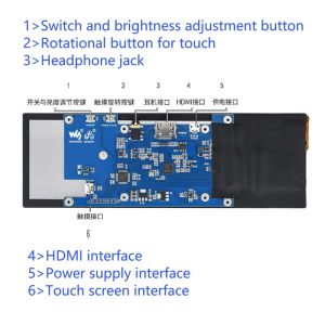 7.9 Inch Bar Type IPS Capacitive Touch TFT Monitor with HDMI Output for