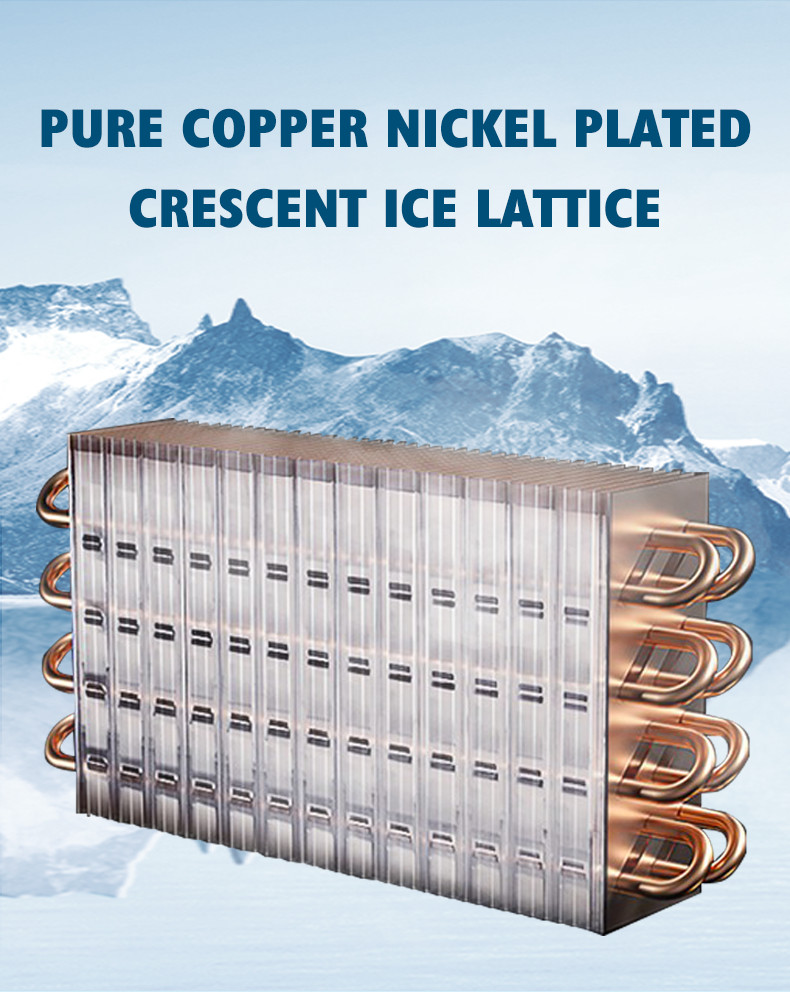 Commercial Crescent Cube Ice Maker 150kg Party Ice Block Machine