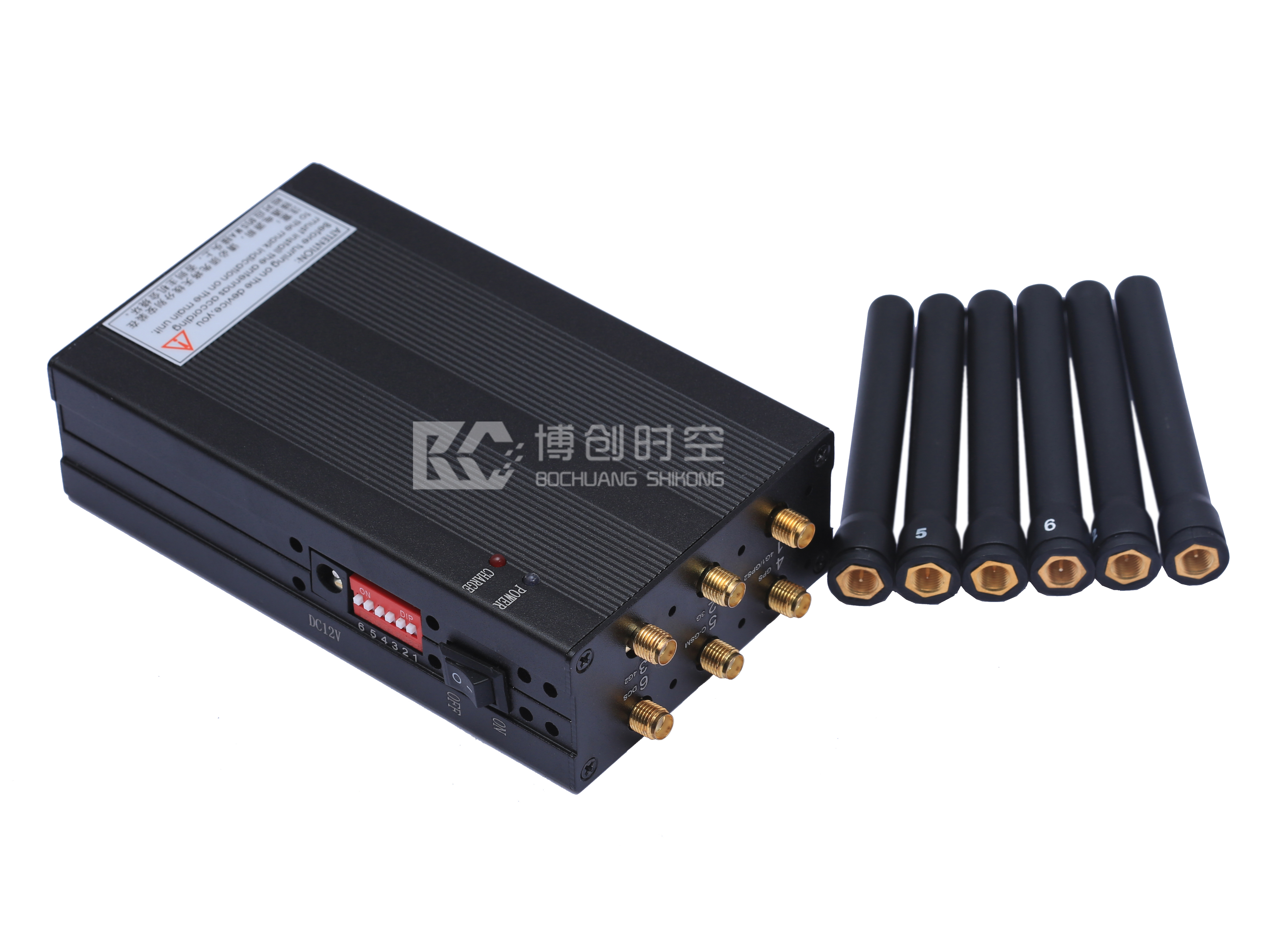 6 band frequency GSM 3G 4G GPS WiFi Lojack jammer is used for personal and vehicle to prevent the location of the masker by tracking the listening jammer