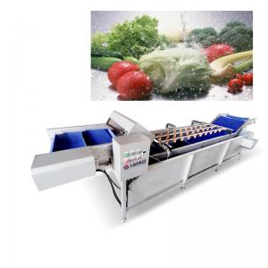 Ozone Vegetable Fruit Washing Machine 3T/H With Bubble Veg Cleaning Machine Manufactures