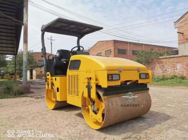 3Ton Full Hydraulic Double Drive and Double Drum Vibratory Roller Hot Sale in