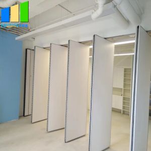 500 Width Sound Proof Partitions Folding MDF Partition Moving Wall With Aluminum