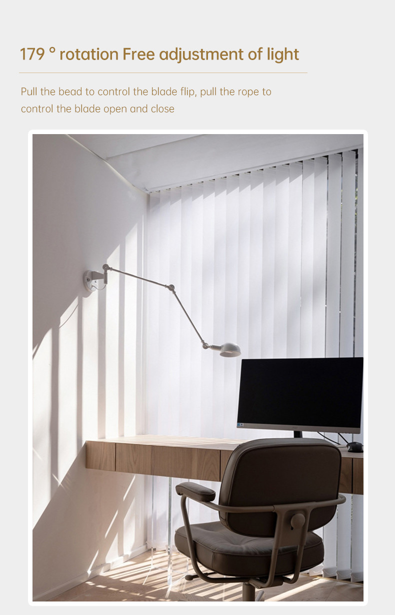 89mm Blackout Window Vertical Blinds Fabric Polyester Material For Hotel