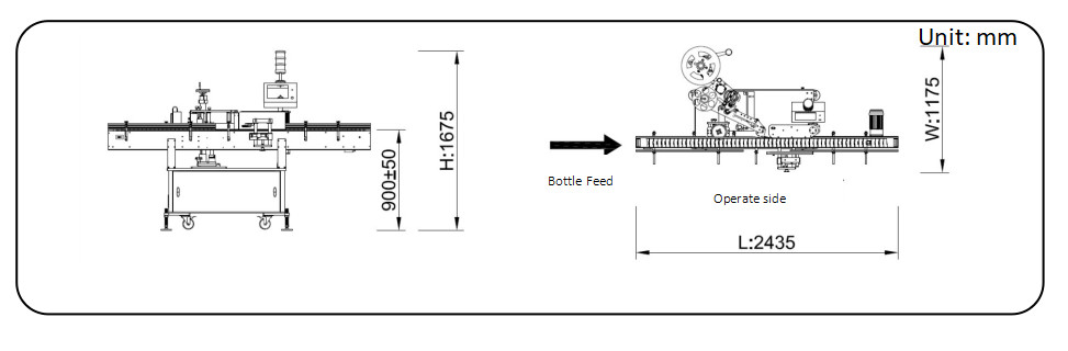 Various Round Bottles TN-150K Intelligent Self Adhesive Labeling Machine