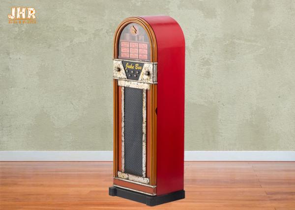 Music Box Storage Cabinet Wooden CD Racks Antique Wood Box Decorative Storage