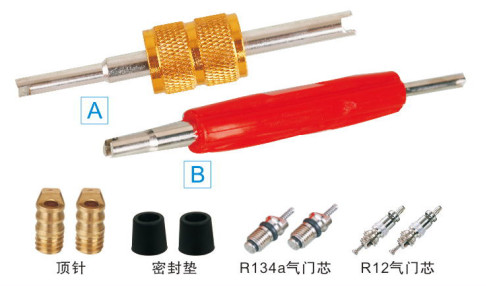 134A environmental protection Paper carton Gauge set with straight quick connector 2196 pipe pressure 600PSI-3000PSI