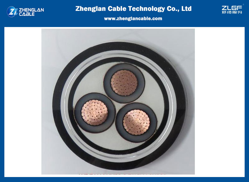 Unarmored CWS Medium Voltage Power Cable 33kv XLPE Insulated