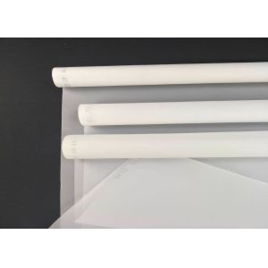 32 T 100 Micron Polyester Silk Screen Printing Mesh For Ceramics Low Elasticity