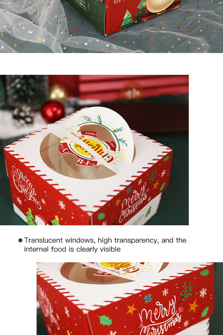 Sell 4 6 8 10 12 14 Inch Alibaba Baking Food Cookies Dessert Cake Boxes with Handle