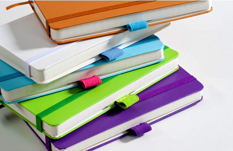 40 * 40mm Size Fancy Stationery Items , Leather Elastic Pen Loop Easy Use