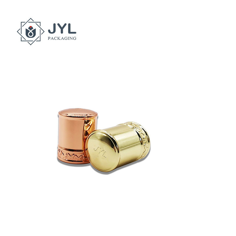 Rose Gold Metal Perfume Bottle Lid With Custom Logo For FEA15 Bottle