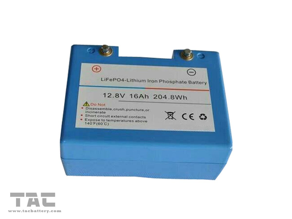 LiFePO4 Battery 12.8V 16Ah Lithium Ion Battery For Golf Trolley