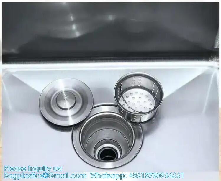 Double Hand Washing Sink Wash Basin With Automatic Sensor Or Pedal Customized 304 Stainless Steel Scrub Sink Induction