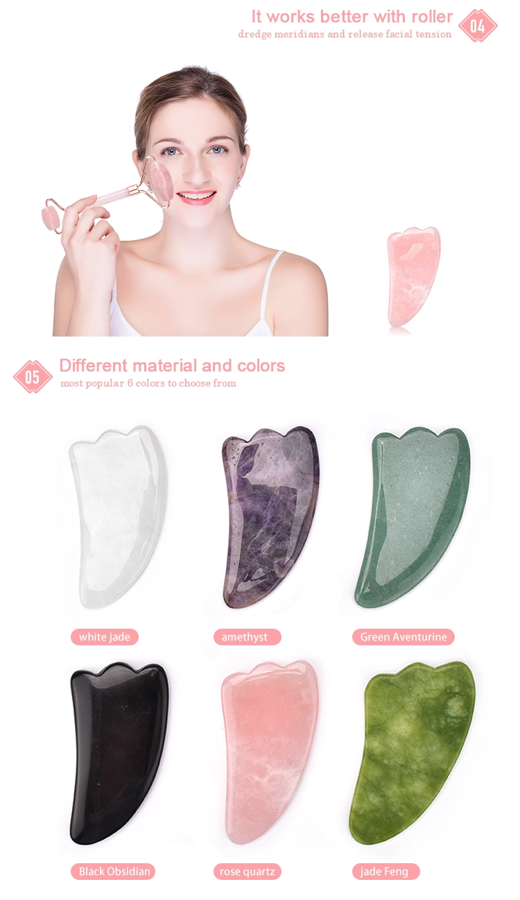 15cm Facial Roller And Gua Sha Set