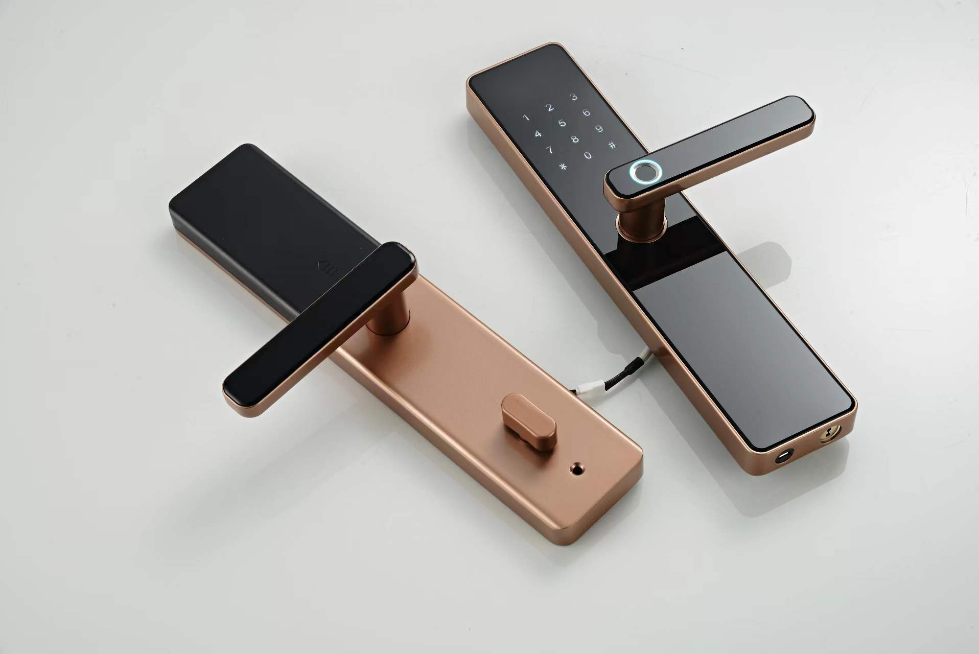 6068 Mortise TTlock Wifi Tuya Door Lock With Fingerprint And Password