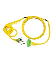 SC LC Pre Terminated Fiber Cable Assembly Single Mode 9/125 Type