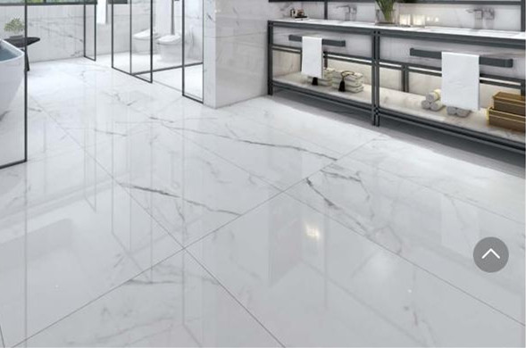 Anti Skate Marble Look Porcelain Tile Bathroom Bathroom Floor 300 X 1200 Mm