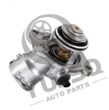 Engine Coolant Thermostat Assembly with Sensor for Mercedes C230 C280 C300