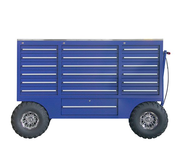 Professional Workshop Storage Solution Durable Black Tool Chest Cabinet Set with Tools