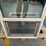 Customized Size UPVC Single Hung Window With PVC Material 1.4mm-1.8mm Thickness