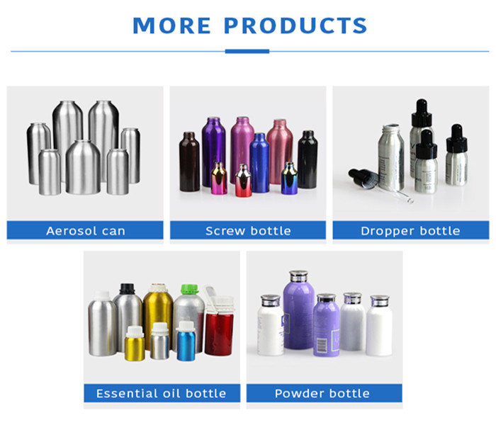 Cosmetic Detergent Aluminium Monobloc Aerosol Cans 15ml-600ml Spray Paint Canister