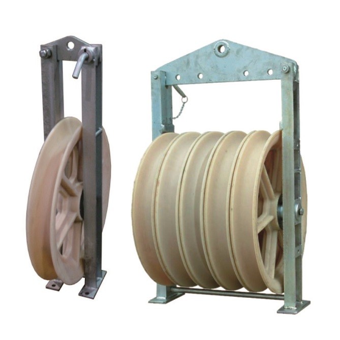  Transmission Line 40KN 508mm Stringing Nylon Pulley Blocks Manufactures