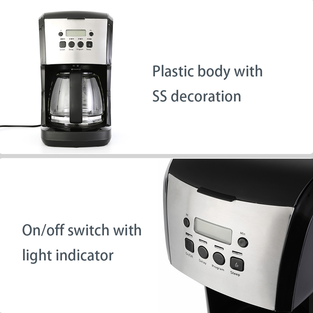 14 Cups American Home Mini Coffee Maker 1000 Watts