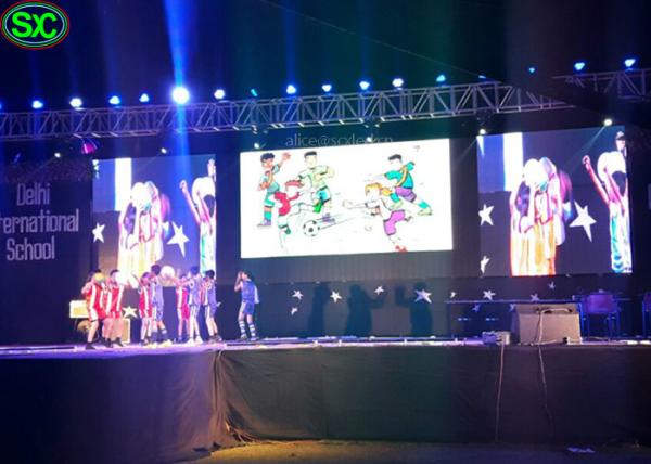 110-220 VAC P4.81 Stage LED Screens Indoor Advertising Panel Wide View Angle