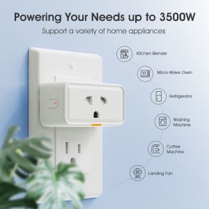 Tuya socket Timing Power Monitor Smart Life Alexa Google Home WIFI Smart Plug