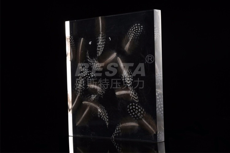 Special Effects Feather Material Cast Acrylic Sheets 15mm-60mm Thickness