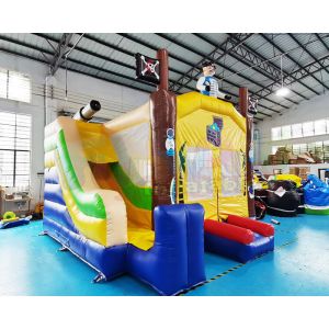 Backyard Inflatable Bouncer Slide Pirate Ship Bounce House