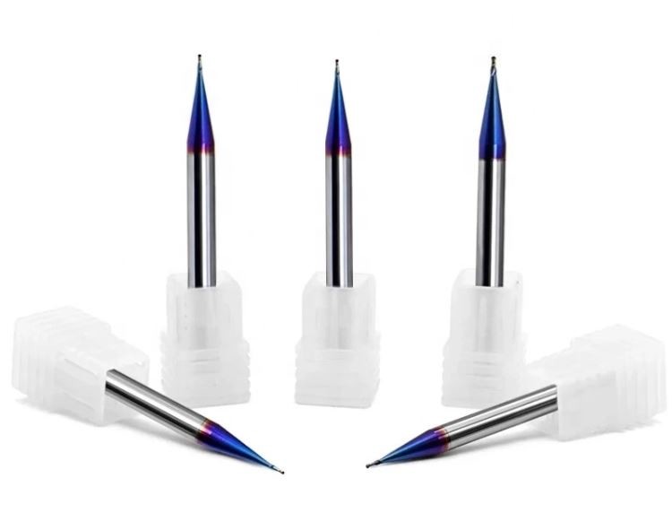 CNC Cutting Machine Tungsten Carbide Milling Cutters Multi Flute 45 ~ 65 HRC