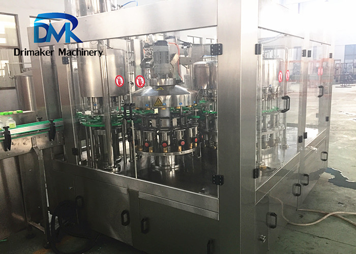 High Effficiency Liquid Filling Line 4 In 1 Small Bottling Equipment