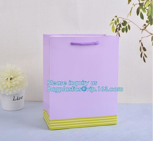 Luxury Paper Gift Carrier Shopping Bag Party Bag with Handles,printed paper carrier bag for apparel shopping bag, bageas