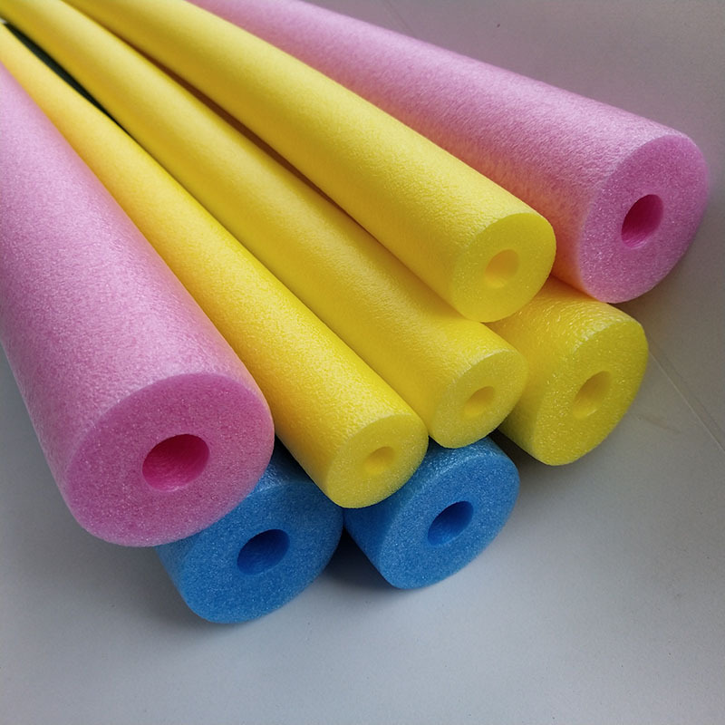 Injection Epe Foam Tube Protective , Closed Cell Hollow Foam Tube Waterproof