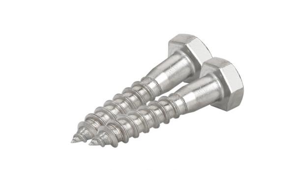 ASME B18.21 Stainless Steel Lag Bolts Hex Head Wood Screws Hexagon Screws For