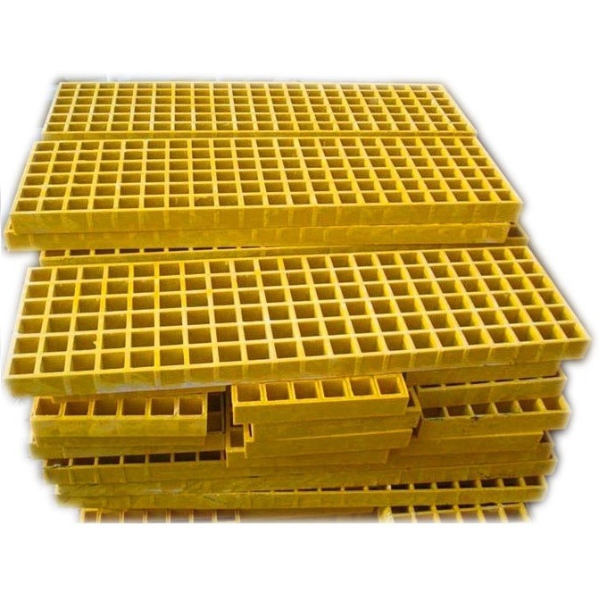 Pharmaceutical Manufacturing FRP Floor Grating Smooth Molded Fiberglass