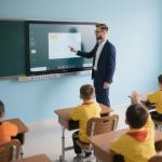 Qtenboard Interactive White Board Ai Function Android 14.0 Windows Dual System