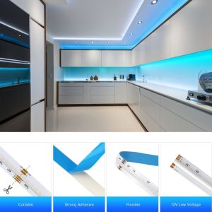 Bluetooth IP20 RGBW COB LED Lighting Strip Dimmable 784 LEDs/m
