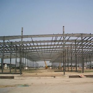 Pre Designed Custom Steel Frame Building Prefab Construction Epoxy Painting
