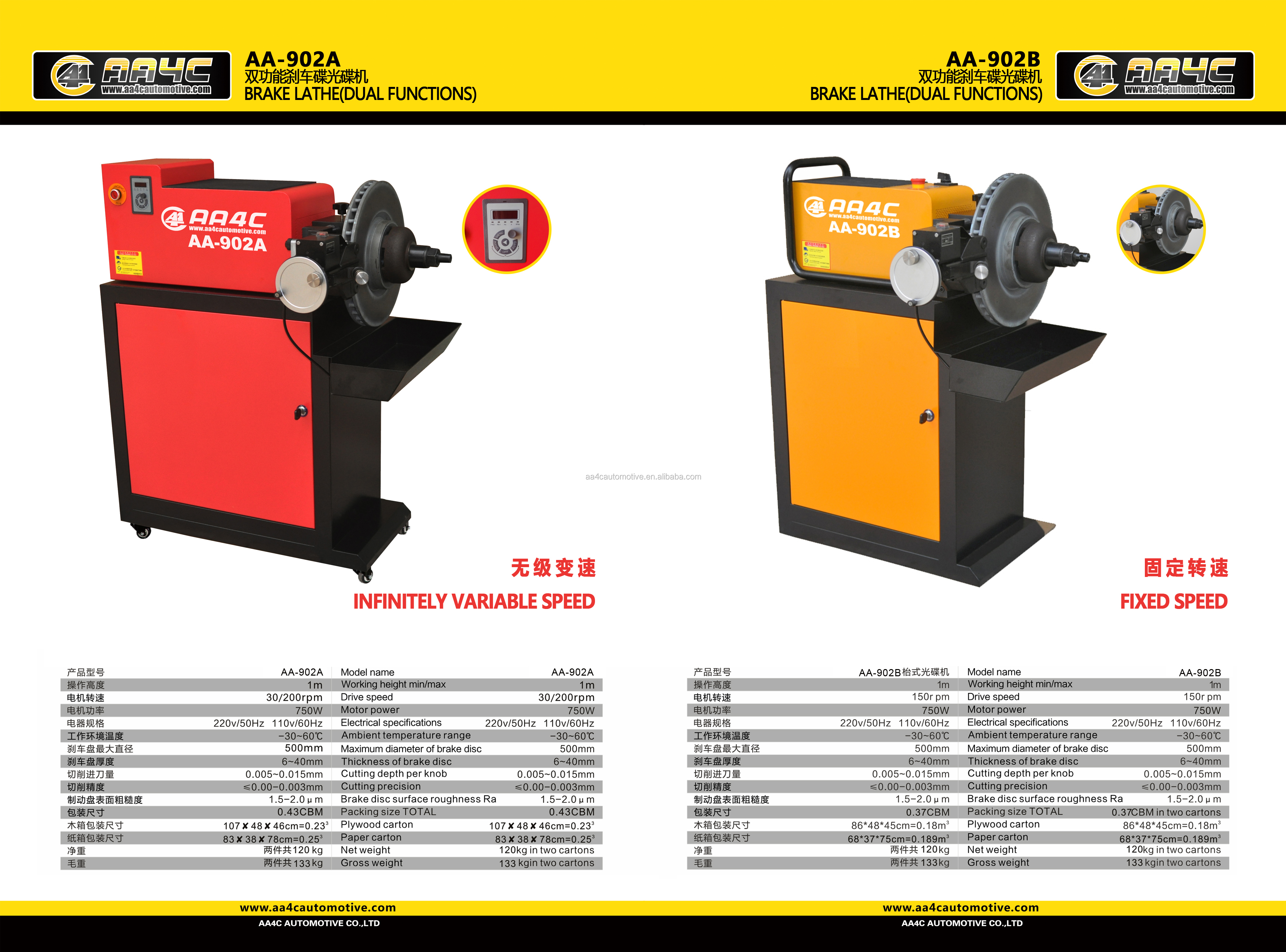 On Desk On Car Brake Lathe Machine Disc Rotor Brake Disk Lathe Machine