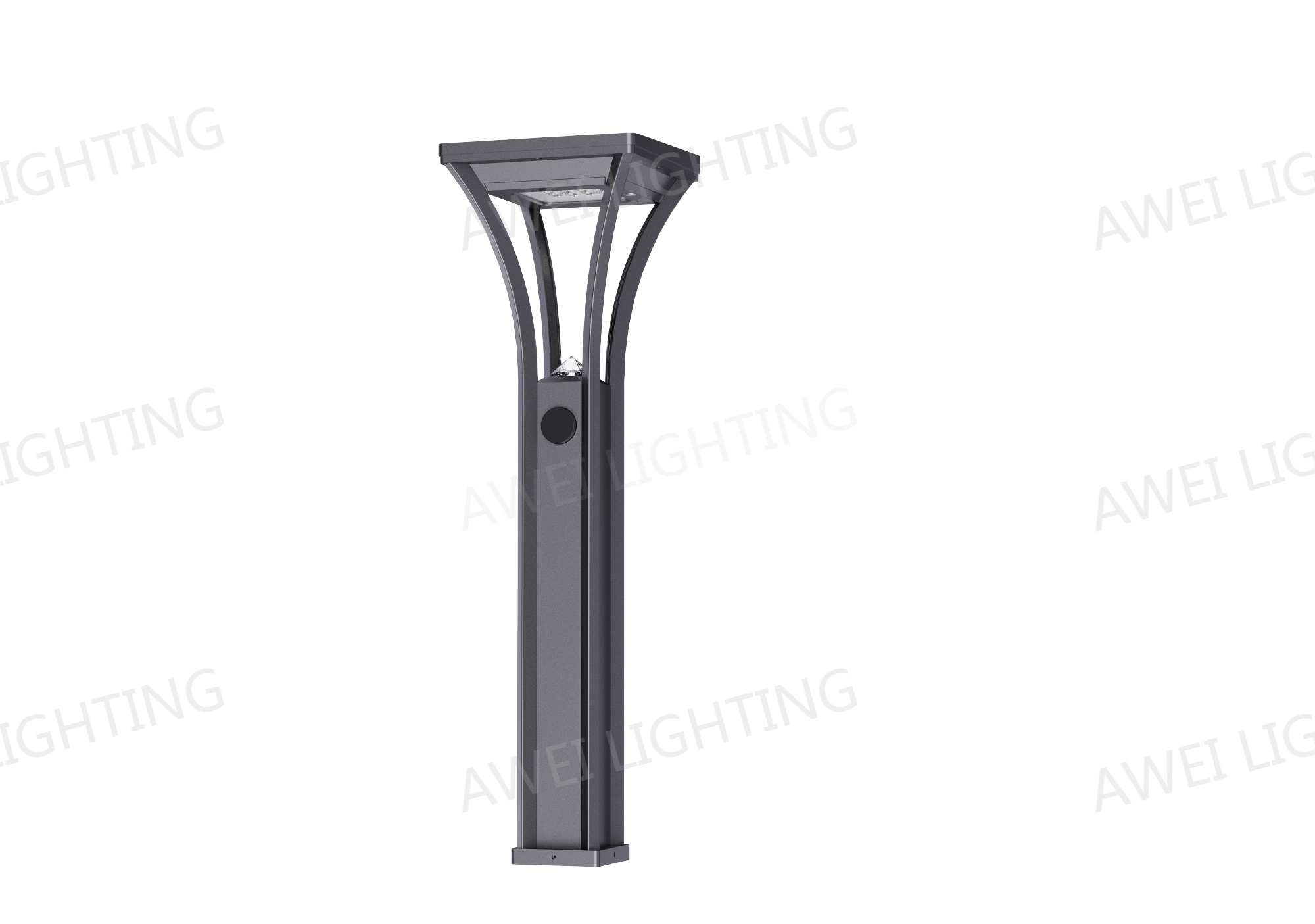 All In One Series With High Lumen Solar Lawn Light Autonomous Solar LED Bollard