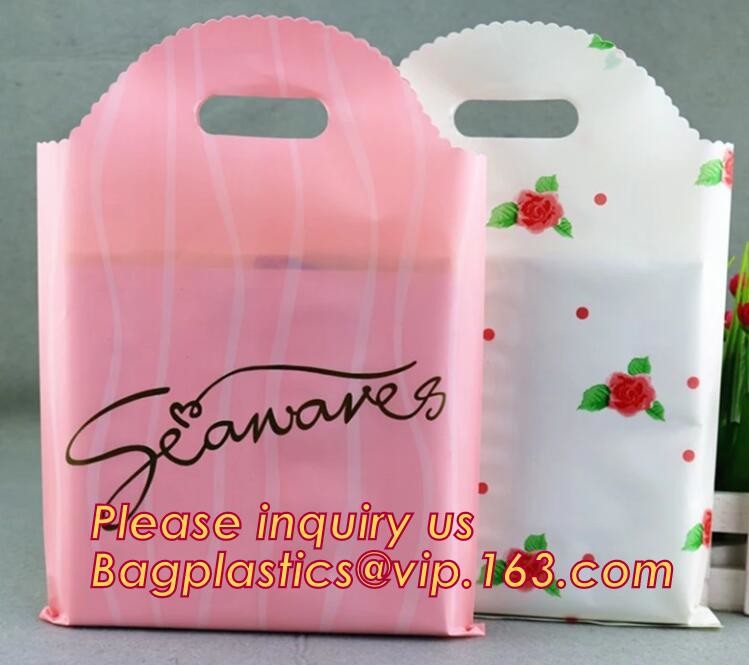 best selling biodegradable soft loop handle bag with EN13432 BPI OK compost Home ASTM D6400 certificates,bagease,bagplas