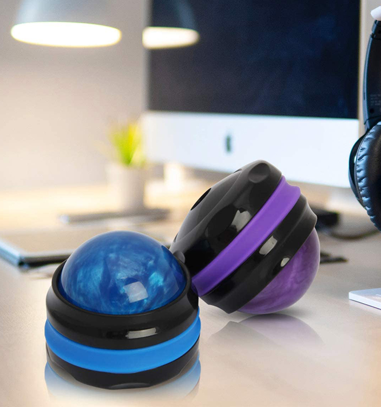 Resin Self Massage Ball Roller , Dia 54mm Marble Massage Ball