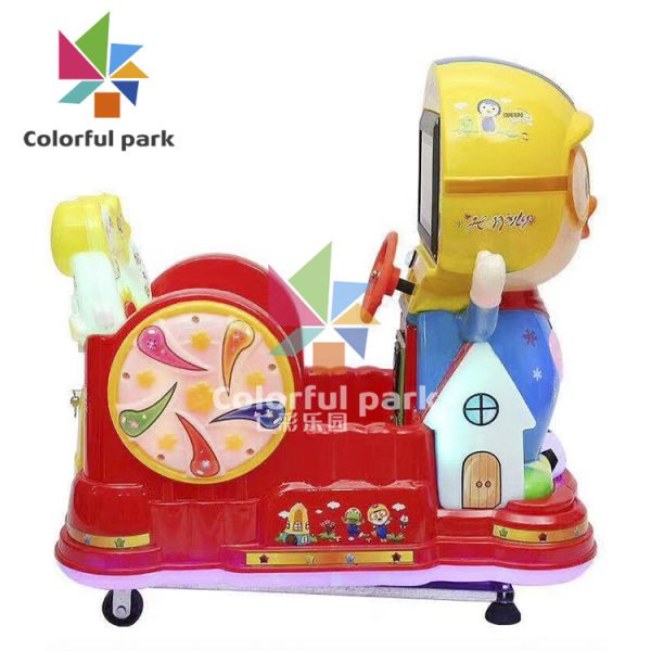 Quality Fiberglass Airplane Ride Kid Arcade Machine Swing Back And Forth for sale