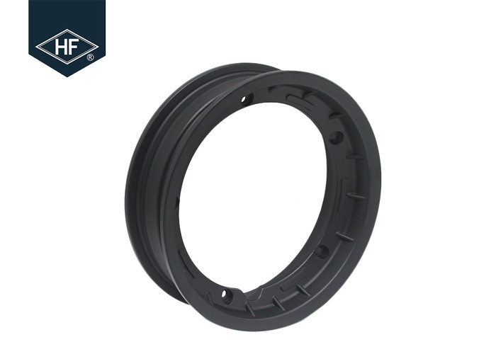 Piaggio Vespa Motorcycle Wheel Parts , Black Motorcycle Wheel Rims For PX125 PX150