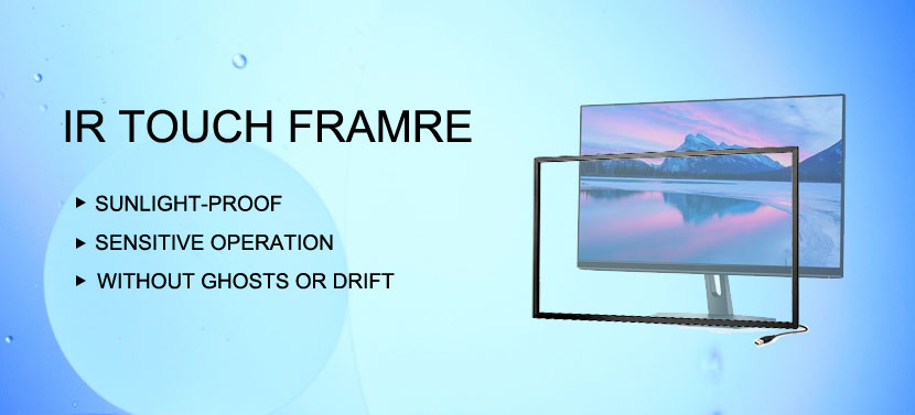 20 Points YCLTOUCH 65 Inch Ir Multi Touch Frame Customized Size